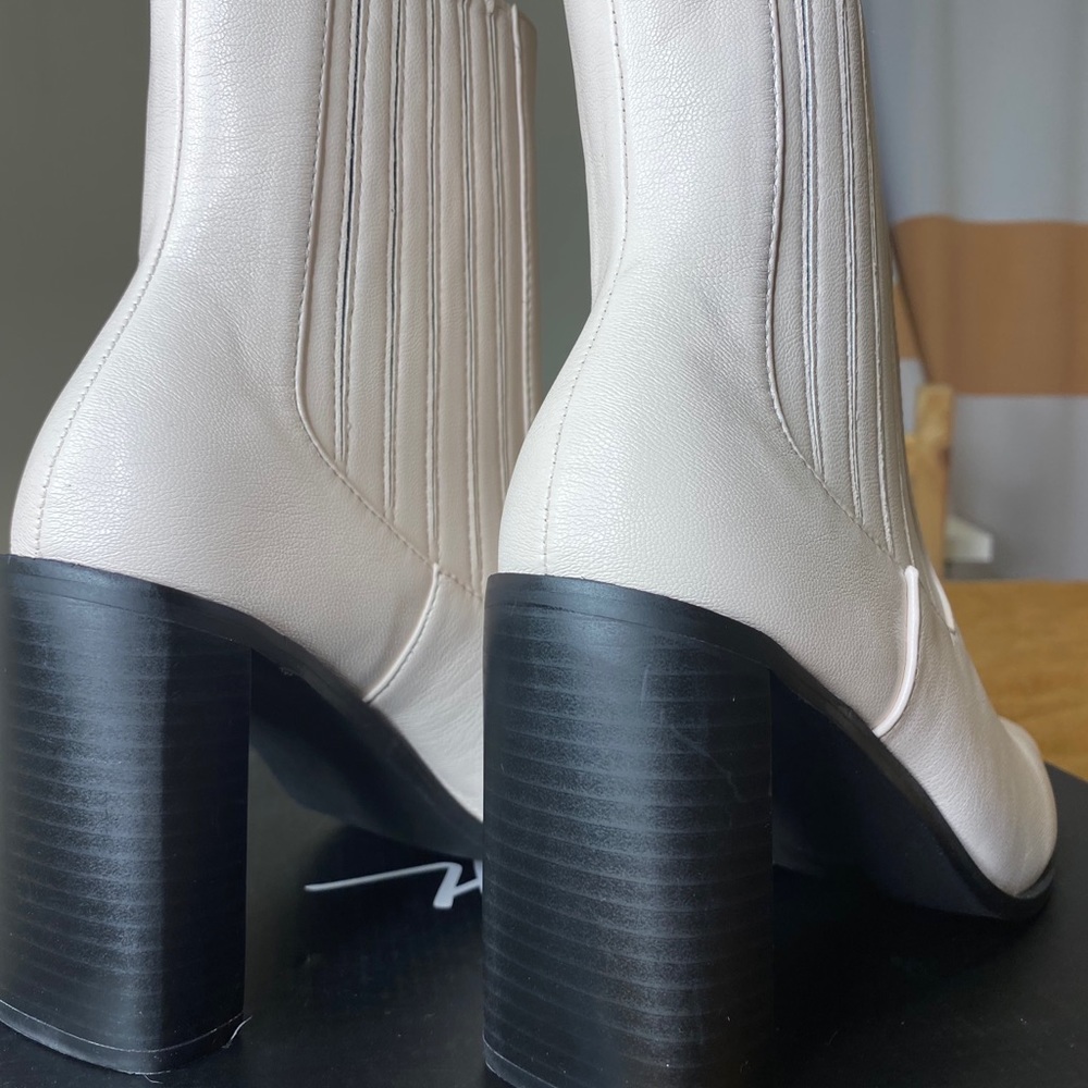 Nasty Gal Vegan Leather Booties - Picture 5 of 8